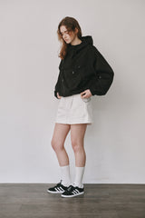 Anorak hood jumper (Black)