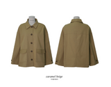 [SHOPPERMADE] Classic Half Trench Coat (2color)