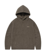 Bouclé Jersey Hoodie Olive