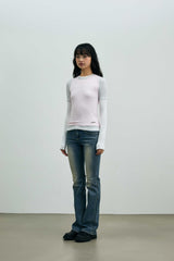 COMET LAYERED SLEEVE TOP / PINK