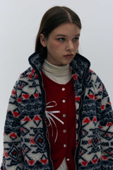 NORDEN FLEECE JACKET / NAVY