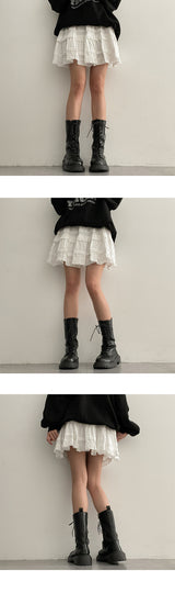 Lace Kang Kang Miniskirt