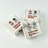 Snowman Pocket Keyring(3color)