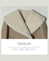 【MADE】Faux Fur Lining Leatherette Jacket