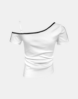 Struggle Off-Shoulder Graphic Tee