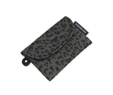 Simple Card wallet _Leopard Dark