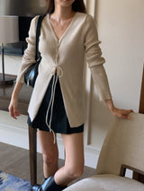 Two-way string cardigan(4color)