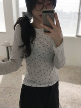 ドットラグランTシャツ