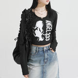 Choker Neck Cropped T-shirt