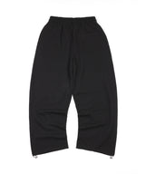 レタリングビッグロゴバルーンスウェットパンツ- Black