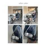 2WAY BELTED STRAP BARREL BAG SMALL_LIGHT WASH DENIM