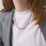 Men's Necklace Stainless Steel_CLEF LOOP CHAIN NEC