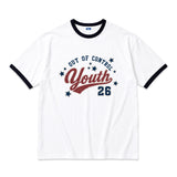 アウト オブ コントロール オーバーフィット リンガー Tシャツ (3color)