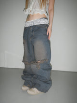 joshua tree distressed jeans 