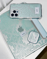 エンジェル ヴェール レース iPadケース レインボー 12.9〜13インチ