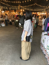 バブルチェックシャツ