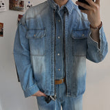 ASCLO Coolever Biker Denim Jacket (3color)