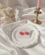 [Hearts2Hearts Ana Piercing] Petit Rose Cabochon Piercing - Pink