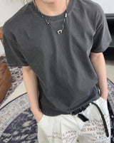 リセッドピグメントクロップ半袖Tシャツ