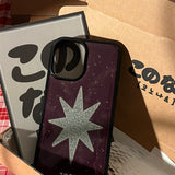 [MADE] The twinkling star of autumn brown silver epoxy case✨