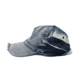 Faded Jean Cap