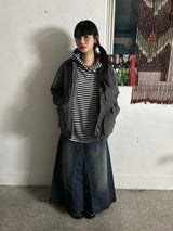 (3colors) cuty prison knit hoodie