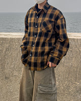 Retro Air Oversized Fit Check Shirt