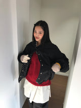 [MD Pick]Wool-Touch Brush V-Neck Knit (4 Colors)