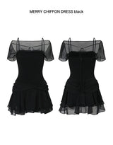 メリーシフォンドレス black