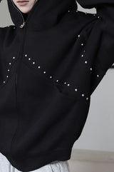 Type Rivet Hood Zip-Up