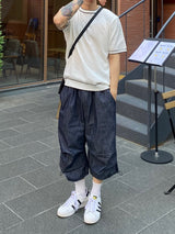 Nonfade denim half pants 2C