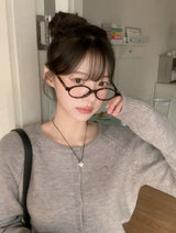 Classic Raglan Round Knit Cardigan (7color)