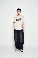 25SS アーカイブロゴショートスリーブTシャツ エッセンシャルベージュ