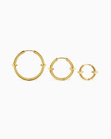 Qria Hoop Earrings Set