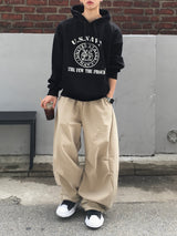 ナイティドオーバーフーディドTシャツ 4C