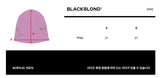 BLACKBOND エンブロスロゴピアスビーニー (マゼンダ)