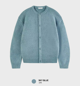 Land Y Alpaca Round Knit Cardigan