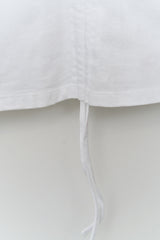 (W) Rim Eyelet Hooded Top