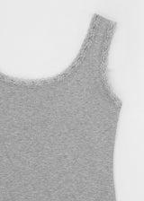 [MADE] Cozeti Lace Square Neck Sleeveless Top