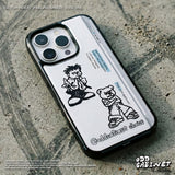 ヒップ 8ビット ピクセル グラフィック エポキシ バンパー iPhone ケース