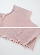 BR レイヤードウェーブタートルネックTシャツ(7color)