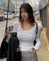 リネンツイストパッドTシャツ