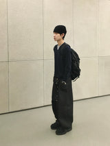 Koani Curve Snap Denim Pants 2C