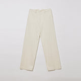 WOMAN CLASSIC CORDUROY PANTS IVORY