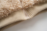 Muffin Curl Fleece High Neck Jumper 233667777