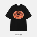 LMN Rickel フェリスラウンドオーバーサイズフィット半袖Tシャツ (4 colors)