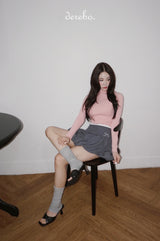 Baby pastel turtleneck long-sleeved knitwear