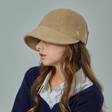 VA Curved Stud Link Bonnet Hat  / Beige
