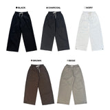 ルーズンパス ヘム スナップ トレーニング カーブド バルーンフィット ロングパンツ (5 colors)