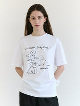 COOL FRIENDS PUPPY T-SHIRT WHITE